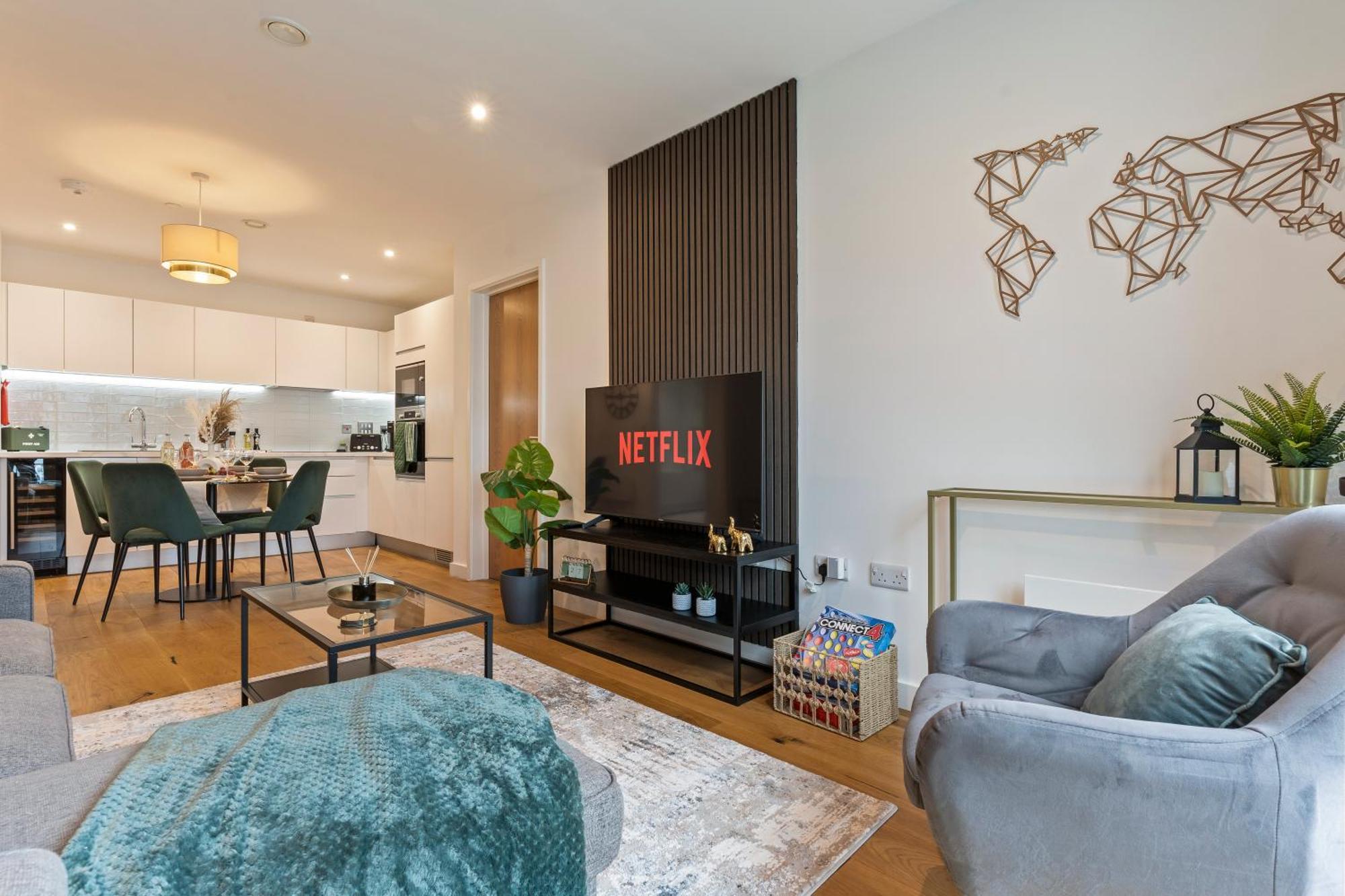 Shanti Suite - 2Bed 2Bath City Centre - Wifi - Netflix- Parking- Modern- Perfect For Family, Contractors, Leisure, Business By Shanti Nights Birmingham Zewnętrze zdjęcie